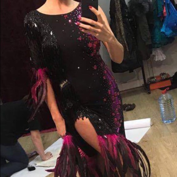 Ballroom dance , Latin Ballroom Dress. Swarovski. - Picture 3 of 6